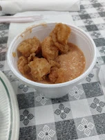 Fried Shrimp Swimming in Catfish Stew